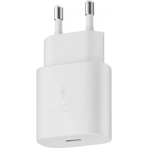 SAMSUNG φορτιστής τοίχου EP-TA800(Retail) USB Type-C, 25W 3A, λευκό Bulk