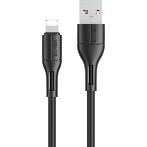 Usams U68 USB to Lightning Cable Μαύρο 1m