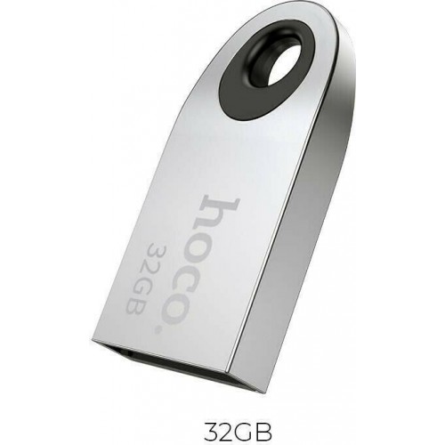 Hoco UD9 Insightful 32GB USB 2.0 Stick Ασημί