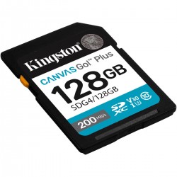 Kingston Canvas Go! SDXC 128GB Class 10 U3 V30 UHS-I