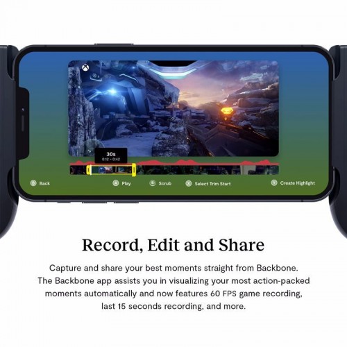 Backbone One Xbox Ασύρματο Gamepad για IOS Μαύρο
