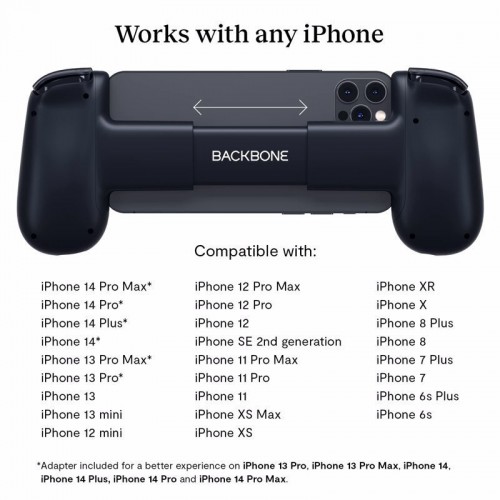 Backbone One Xbox Ασύρματο Gamepad για IOS Μαύρο