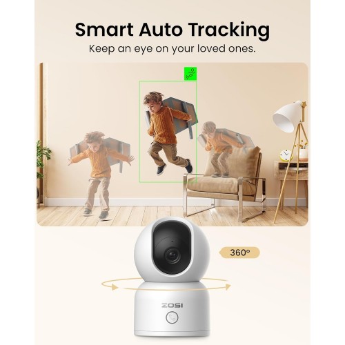 ZOSI C518 IP Camera Wi-Fi 5G 3MP with 32GB microSD card