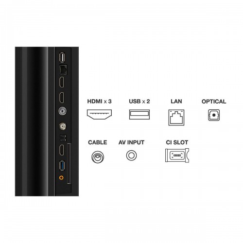 TCL Smart TV 55" 4K UHD LED 55P755 HDR Google TV (2024)