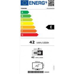 Toshiba Smart Τηλεόραση 43" Full HD LED 43LA2063DG HDR (Ανοιχτή / Φθαρμένη Συσκευασία)