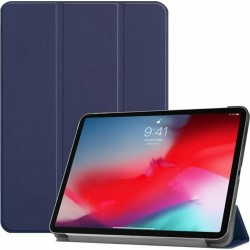 Trifold Flip Cover Blue με Σιλικόνη για Samsung Galaxy Tab A7 2020 10.4"