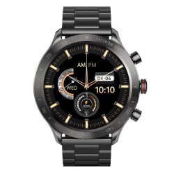 Riversong Motive 9 Max Smartwatch Με AMOLED οθόνη καί Παλμογράφο Space Gray