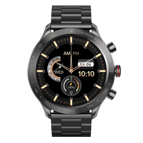 Riversong Motive 9 Max Smartwatch Με AMOLED οθόνη καί Παλμογράφο Space Gray