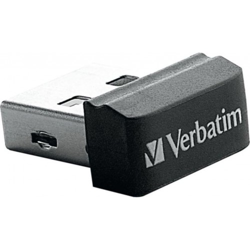 Verbatim Store 'n' Stay Nano 32GB USB 2.0 Stick Μαύρο
