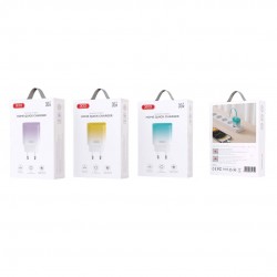XO CE18 USB-C Φορτιστής Γρήγορης Φόρτισης EU 30W (Κίτρινο)