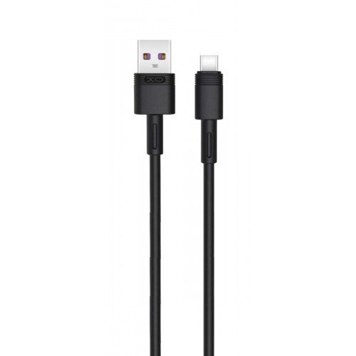 XO NB166 5A Καλώδιο Γρήγορης Φόρτισης για Type-C Μαύρο 1m