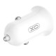 XO CC67 Mini Smart Φορτιστής Αυτοκινήτου με 2 Θύρες USB 2.4A και Καλώδιο Type-C (NB103)
