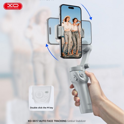 XO SS17 Smart Selfie Stick  με κλίση τριών αξόνων Anti Shake