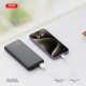 XO PB312 Powerbank 10.000mAh Μαύρο