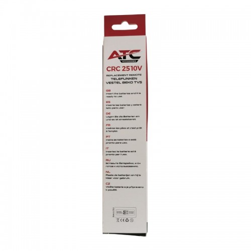 ATC Τηλεχειριστήριο για Telefunken Vestel & Beko OLED/LED TVs CRC-2510V