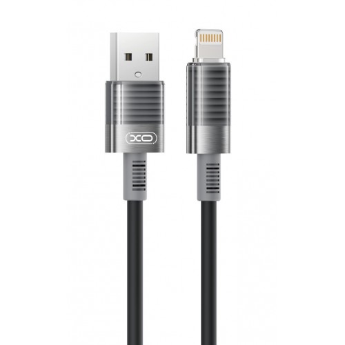 XO NB282 Καλώδιο Γρήγορης Φόρτισης 6A Lightning Μαύρο