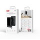 XO PR282 Powerbank Ταχείας Φόρτισης 22.5W με Πρίζα & Λουράκι Type-C 10.000mAh