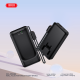 XO PR282 Powerbank Ταχείας Φόρτισης 22.5W με Πρίζα & Λουράκι Type-C 10.000mAh