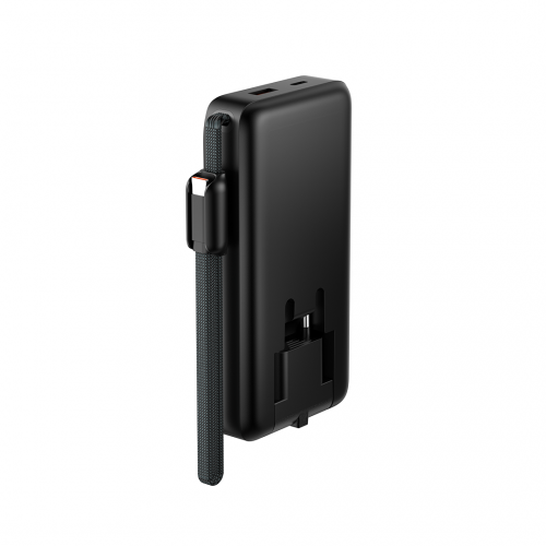 XO PR282 Powerbank Ταχείας Φόρτισης 22.5W με Πρίζα & Λουράκι Type-C 10.000mAh