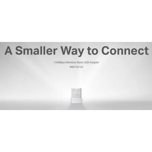 MERCUSYS ασύρματος USB αντάπτορας δικτύου MW150US, 150Mbps, Ver. 2