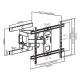 BRATECK επιτοίχια βάση τηλεόρασης LPA61-466, 37-80", έως 60kg, full motion
