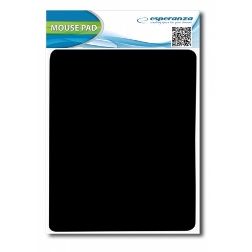 ESPERANZA mouse pad EA145K, 21.5x17.5x0.2cm, μαύρο