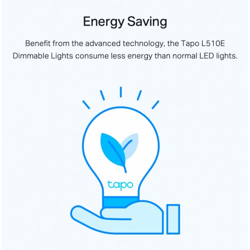 TP-LINK Smart λάμπα LED TAPO-L510E, WiFi, 8.7W, 806lm, E27, Ver. 1.0