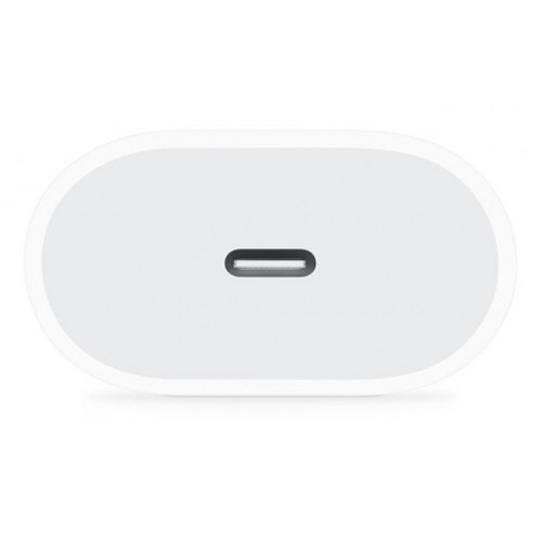 APPLE φορτιστής τοίχου MHJE3ZM/A, USB Type-C, 20W, λευκός