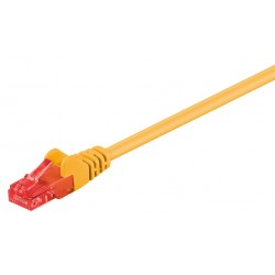 GOOBAY καλώδιο δικτύου 95590, CAT 6 U/UTP, CCA, 1.5m, κίτρινο
