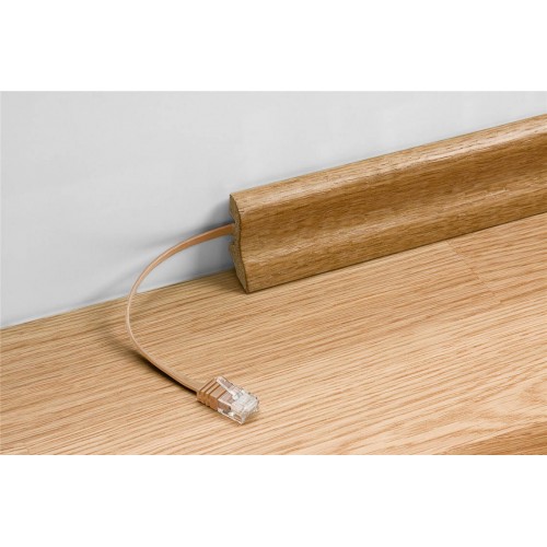 GOOBAY καλώδιο δικτύου 95385, CAT 6 U/UTP, flat, copper, 20m, μαύρο