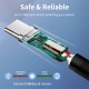 CABLETIME καλώδιο USB-C σε USB CMAMN, 3A, 5Gbps, 0.25m, μαύρο