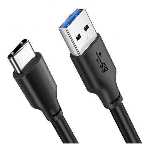 CABLETIME καλώδιο USB-C σε USB CMAMN, 3A, 5Gbps, 2m, μαύρο