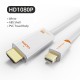 CABLETIME καλώδιο HDMI σε Mini DisplayPort CT-03G, 1080p, 1.8m, λευκό