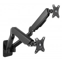 BRATECK επιτοίχια βάση για 2x οθόνες LDA32-114, 17-32", έως 9kg