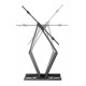 BRATECK επιτοίχια βάση τηλεόρασης LPA49-486XLD, 43-90", 80kg, heavy duty, full motion