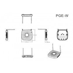 LONGSE NVR καταγραφικό NVR2108PGEW WiFi, H.265/H.264, 8 κανάλια