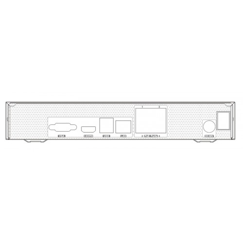 TVT NVR καταγραφικό TD-3104B1-4P, H.265, 4 κανάλια PoE