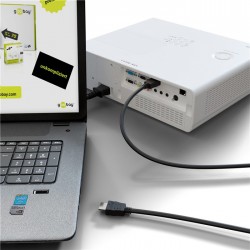 GOOBAY καλώδιο HDMI 58442 με Ethernet, 4K/30Hz, 10.2Gbps, 3m, μαύρο