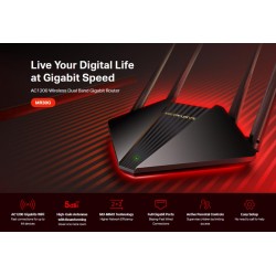 MERCUSYS wireless Gigabit router MR30G, Wi-Fi 1200Mbps AC1200, Ver. 1.0