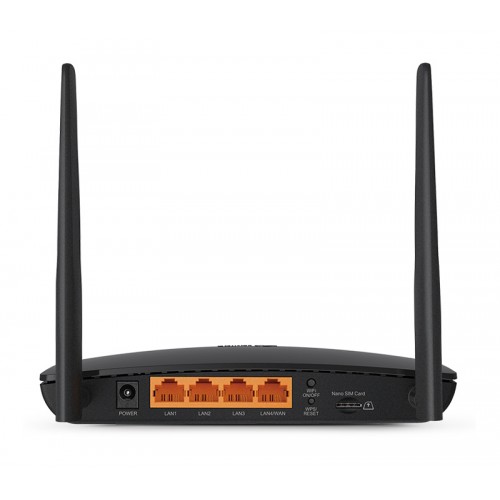 TP-LINK router Archer MR200, 4G LTE, Wi-Fi 750Mbps AC750, Ver. 5.2