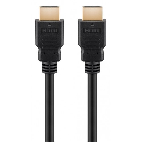 GOOBAY καλώδιο HDMI 2.1 58265, certified, ARC, 8K/60Hz 48Gbps, 3m, μαύρο