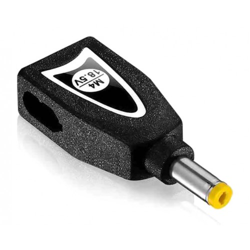 POWERTECH αντάπτορας για φορτιστή laptop M4 για HP 4.8x1.7mm, 18.5V, μαύρος