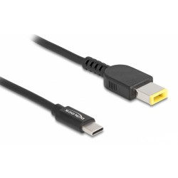 DELOCK καλώδιο τροφοδοσίας laptop 87970, USB-C σε Lenovo 11x4.5mm, 1.5m, μαύρο