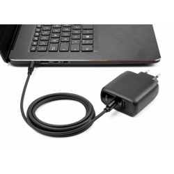 DELOCK καλώδιο τροφοδοσίας laptop 87972, USB-C σε HP 7.4x5.0mm, 1.5m, μαύρο