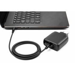 DELOCK καλώδιο τροφοδοσίας laptop 87974, USB-C σε Dell 4.5x3mm, 1.5m, μαύρο