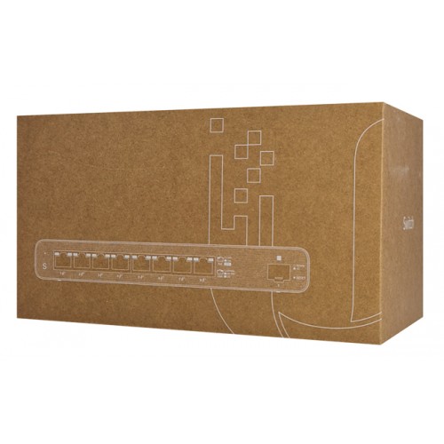 UBIQUITI Switch UISP, 8-Port Gigabit, 10/100/1000 Mbps, PoE