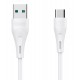 CELEBRAT καλώδιο USB-C σε USB CB-18T, 3A, 480Mbps, 1m, λευκό