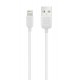 USAMS καλώδιο Lightning σε USB US-SJ097, 2.1A, 1m, λευκό