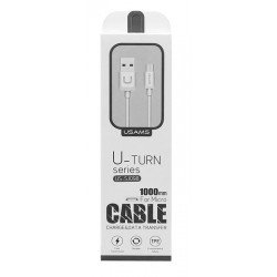 USAMS καλώδιο Micro USB σε USB US-SJ098, 10.5W, 1m, λευκό