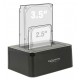DELOCK docking station για 2.5" ή 3.5" SATA HDD/SSD 62661, 2 θέσεων, 6Gbps, clone function, μαύρο